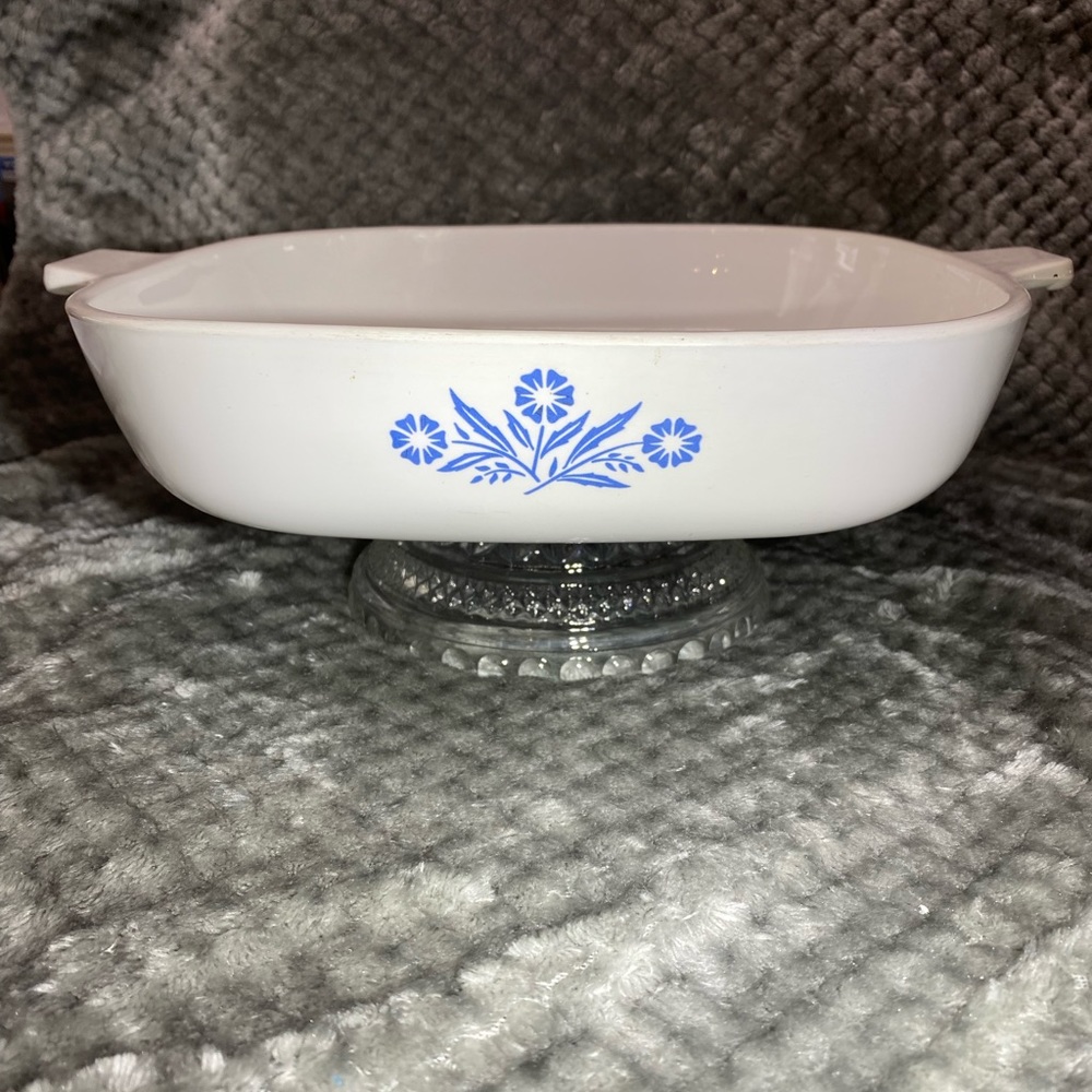 Vintage 10 inch Corning Ware Casserole Dish, P-10-B, circa 1969-1972